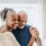 a man and woman embracing